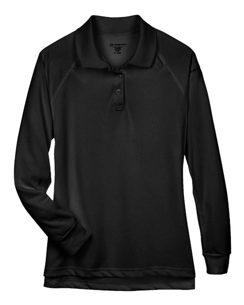 Harriton M211LW Women's Advantage Long Sleeve Tactical Polo
