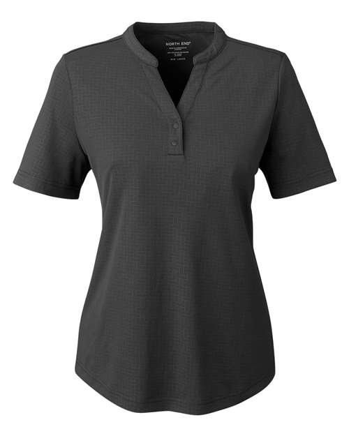 North End NE102W Women's Replay Recycled Polo