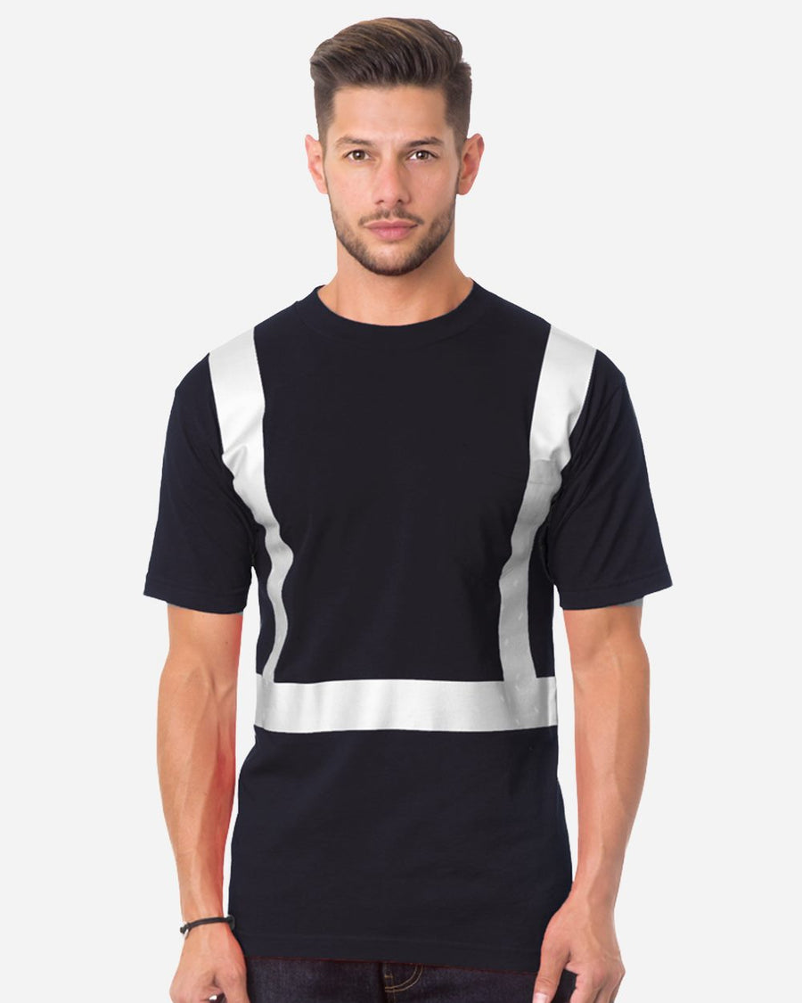 Bayside 3771 Unisex USA-Made High Visibility Pocket T-Shirt