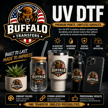 UV DTF Transfers by Size