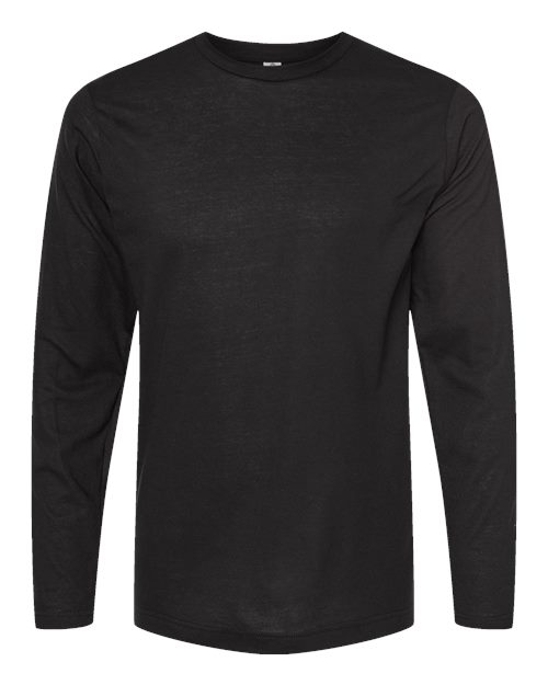 Tultex 242 Unisex Poly-Rich Long Sleeve T-Shirt - Black