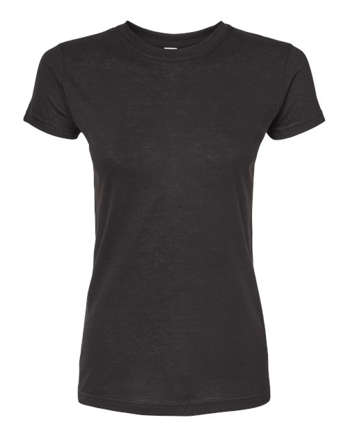 Tultex 240 Women's Poly-Rich T-Shirt - Black