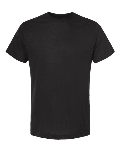 Tultex 241 Unisex Poly-Rich T-Shirt - Black