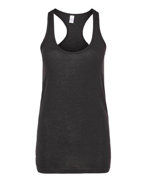 Tultex 190 Women's Poly-Rich Racerback Tank Top - Black