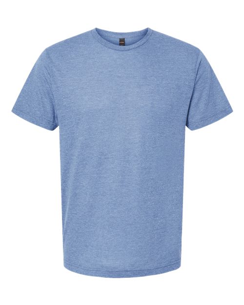 Tultex 254 Unisex Tri-Blend T-Shirt - Athletic Blue Tri Blend