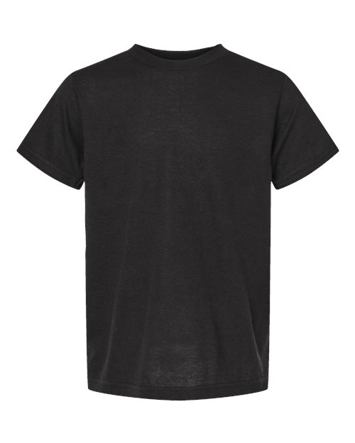 Tultex 265 Youth Poly-Rich T-Shirt - Black
