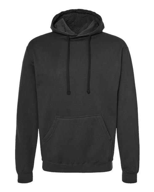 Tultex 320 Unisex Fleece Hooded Sweatshirt - Black