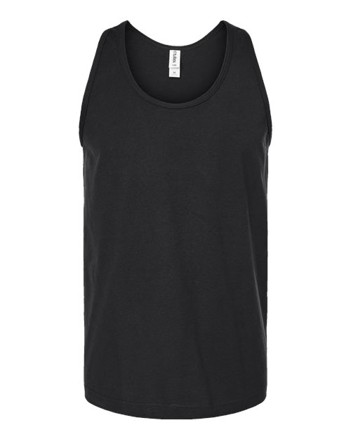 Tultex S105 Unisex Fine Jersey Tank Top - Black