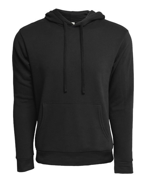 Next Level 9304 Unisex Laguna Sueded Hoodie Sweatshirt - Black