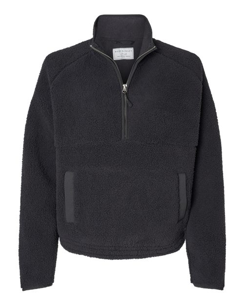 Boxercraft BW8501 Women's Everest Half-Zip Pullover - Black