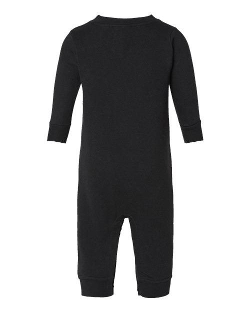 Rabbit Skins 4447 Infant Fleece One-Piece - Black