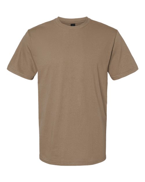 Gildan 65000 Unisex Softstyle® Midweight T-Shirt - Brown Savana