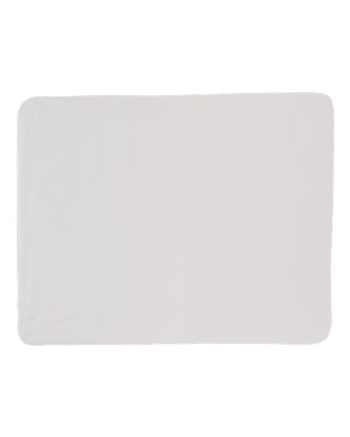 Liberty Bags PSB5060MS Sublimation Micro Mink Sherpa Plush Blanket - White