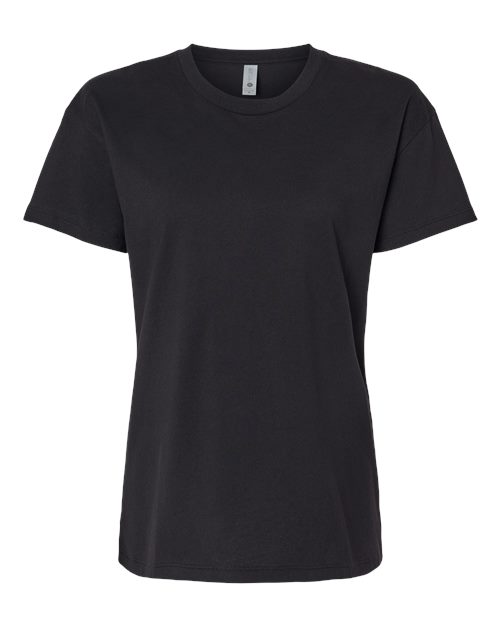 Next Level 3910 Women's Cotton Relaxed Tee - Black