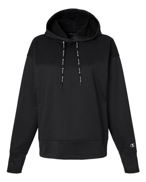 Champion CHP100 Women's Sport Hooded Sweatshirt - Black