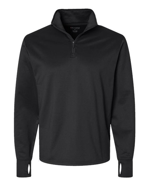 Champion CHP190 Unisex Sport Quarter-Zip Pullover - Black