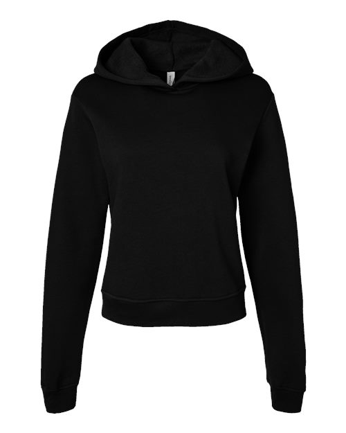 BELLA + CANVAS 7519 Women's Classic Hoodie Sweatshirt - Black