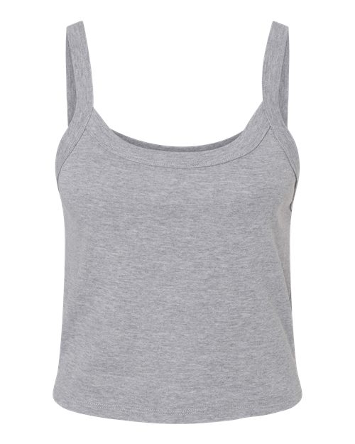BELLA + CANVAS 1012 Women's Micro Rib Spaghetti Strap Tank - Athletic Heather