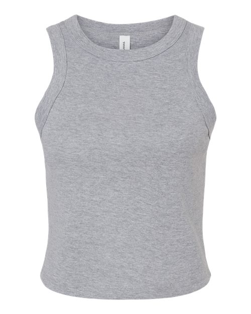 BELLA + CANVAS 1019 Women's Micro Rib Racer Tank - Athletic Heather