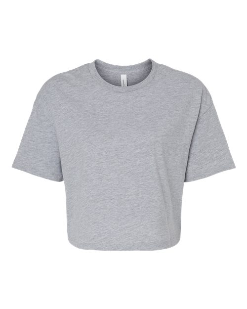 BELLA + CANVAS 6482 Women's Jersey Crop Tee - Athletic Heather