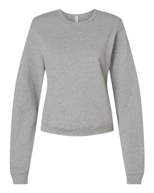 BELLA + CANVAS 7511 Women's Sponge Fleece Crewneck Sweatshirt - Athletic Heather