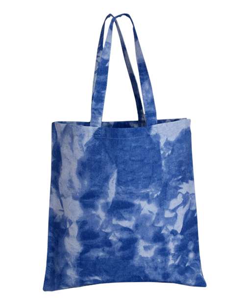 Q-Tees TD800 Tie-Dyed Canvas Tote Bag