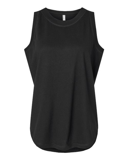 LAT 3592 Women's Relaxed Fine Jersey Tank - Black