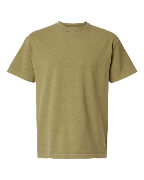 American Apparel 1301GD Unisex Heavyweight Cotton Garment-Dyed Tee - Faded Army