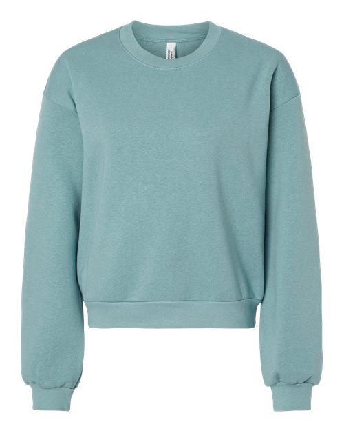 American Apparel RF494 Women's ReFlex Fleece Crewneck Sweatshirt - Arctic