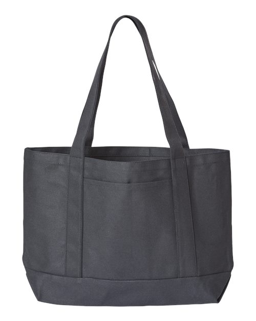Liberty Bags 8869 Leeward Boater Tote - Black/ Black