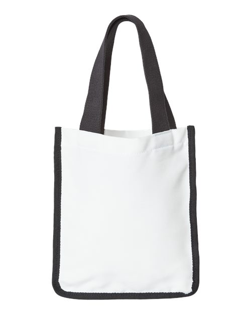 Liberty Bags PSB810 Sublimation Small Tote - White/ Black