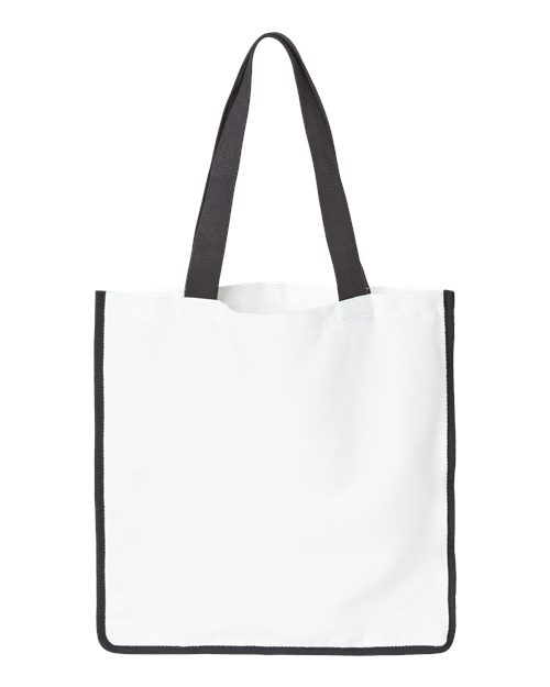 Liberty Bags PSB1516 Sublimation Medium Tote - White/ Black
