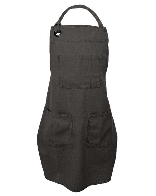 Liberty Bags 5511 5-Pocket Recycled Cotton Denim Apron - Black Denim