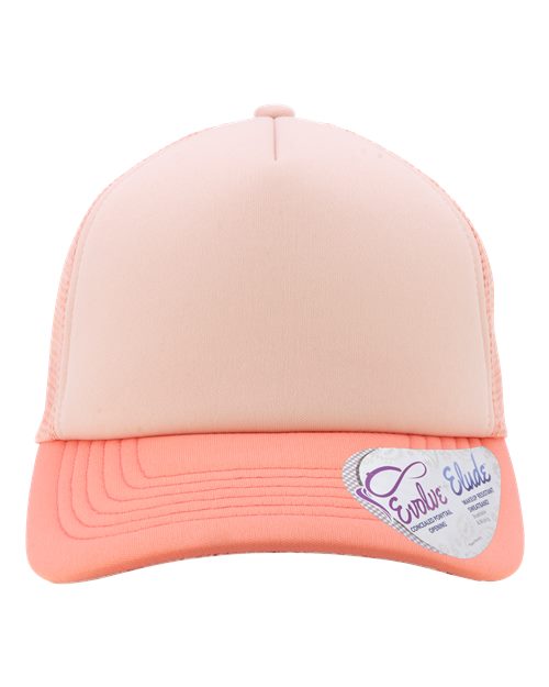 Infinity Her ROSIE Women's Foam Trucker Cap - Dusty Pink/ Pink/ Peachy Pink/ Butterfly