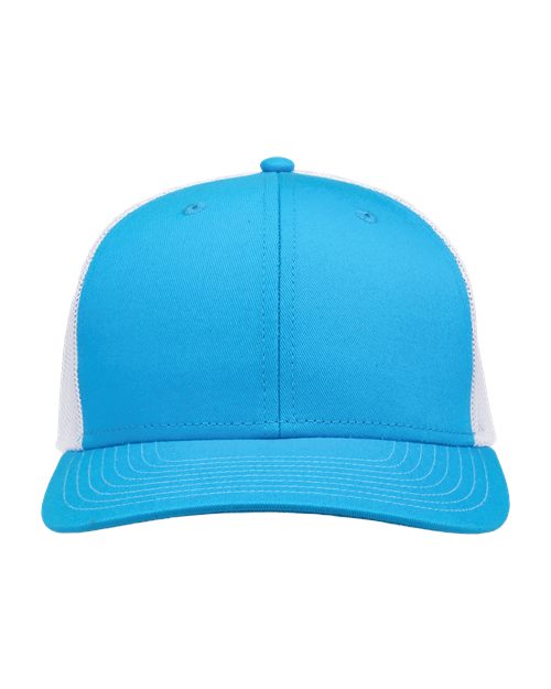 The Game GB452E Everyday Trucker Cap - Aqua Blue/ White