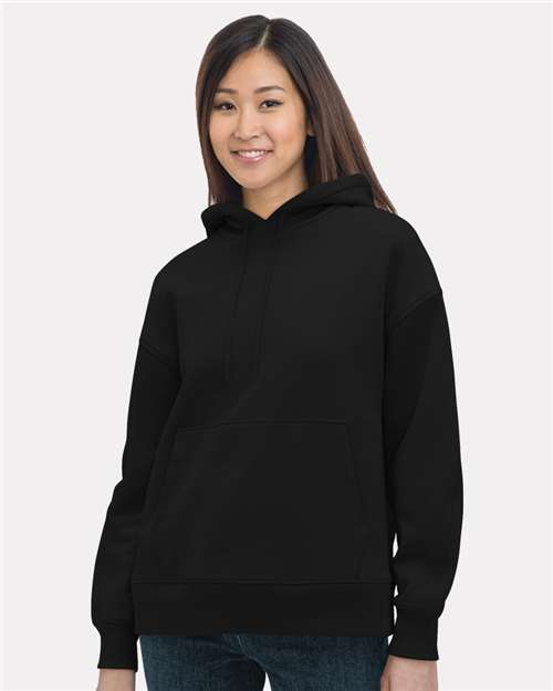 Bayside 7760 Women's USA-Made Hooded Sweatshirt - Black