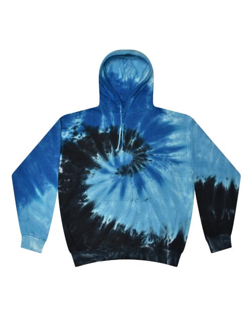 Colortone 8777 Unisex Tie-Dyed Hooded Sweatshirt - Blue Ocean