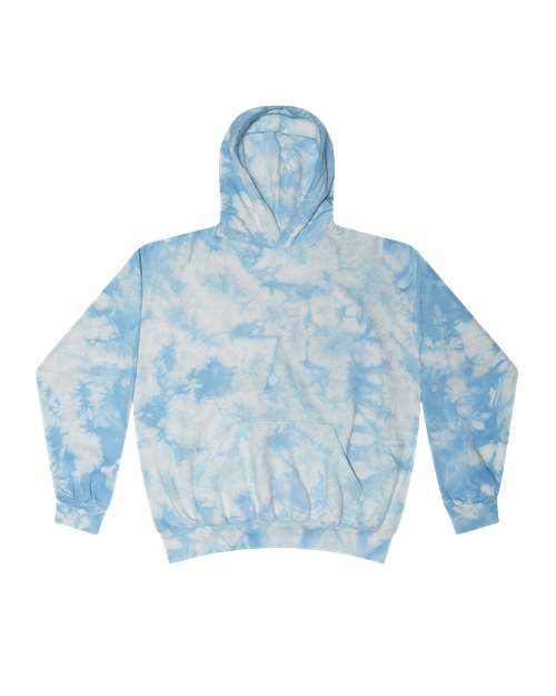 Colortone 8790 Unisex Crystal Wash Hooded Sweatshirt - Crystal Baby Blue
