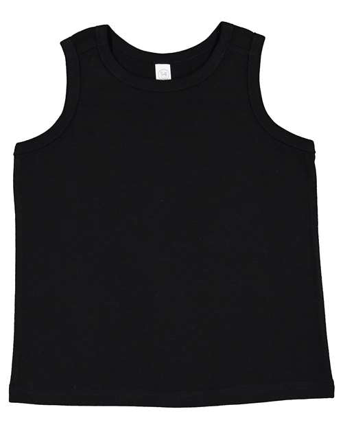 Rabbit Skins 3323 Toddler Fine Jersey Tank - Black