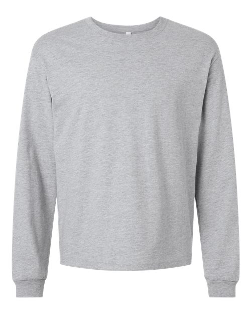 BELLA + CANVAS 3511 6 oz. Heavyweight Long Sleeve Tee - Athletic Heather