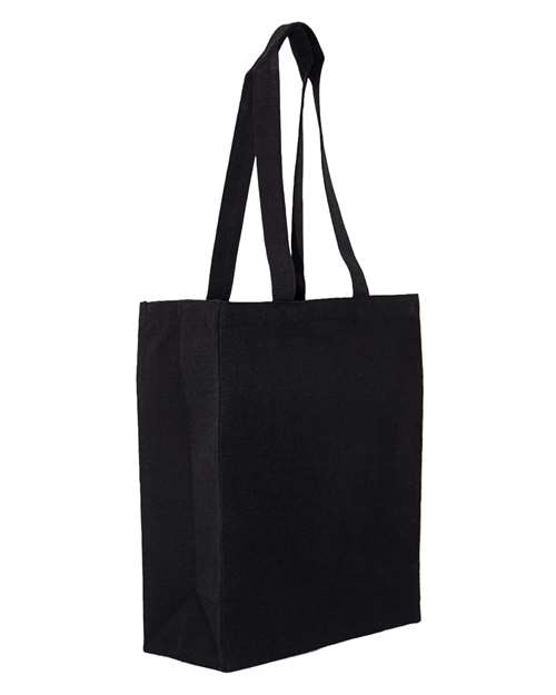 Liberty Bags 8861R Susan Midweight Recycled Canvas Tote - Recycled Black