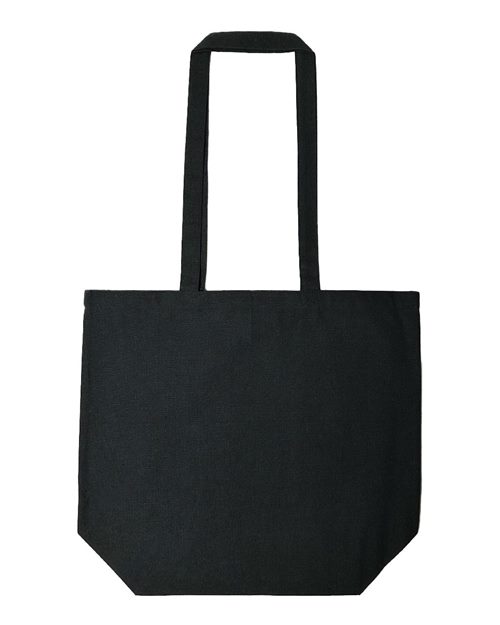 Liberty Bags 8866R Star of India Midweight Recycled Canvas Tote - Recycled Black