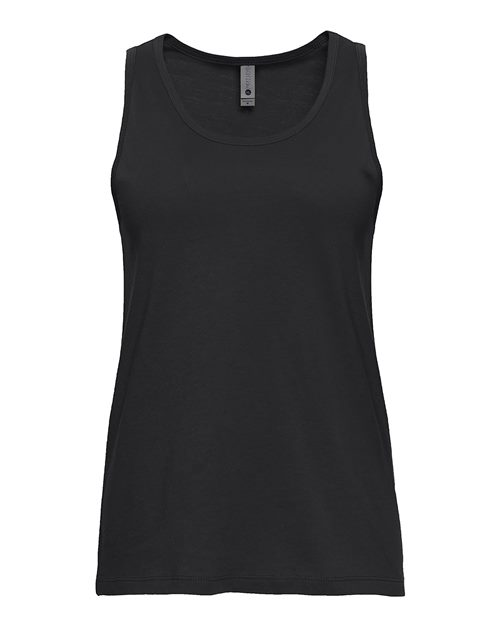 Next Level 3933 Women's Cotton Tank - Black