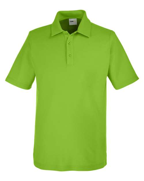 CORE365 CE112 Men's Fusion ChromaSoft™ Pique Polo - Acid Green