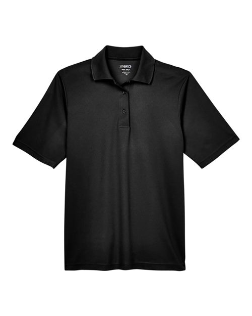 CORE365 88181T Men's Tall Origin Performance Piqué Polo - Black