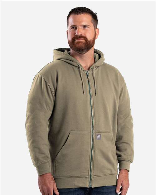 Berne Apparel SZ101 Men's Heritage Thermal Lined Hooded Sweatshirt - Alpine Green