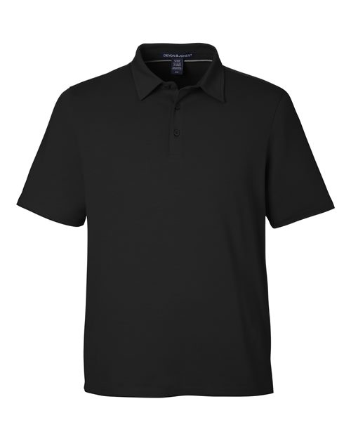 Devon & Jones DG120 Men's Raleigh Stretch Polo - Black