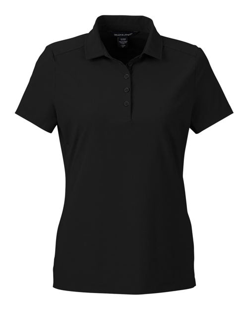 Devon & Jones DG110W Women's CrownLux Performance® Windsor Welded Polo - Black