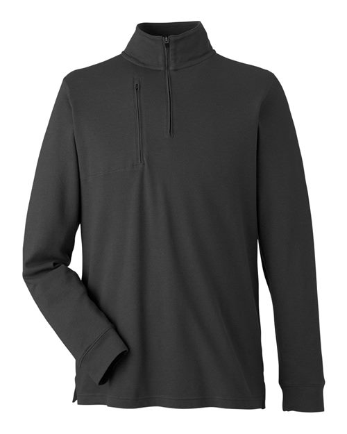 Devon & Jones DG400 Men's New Classics® Performance Quarter-Zip Pullover - Black