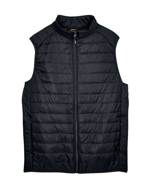 CORE365 CE702 Men's Prevail Packable Puffer Vest - Black